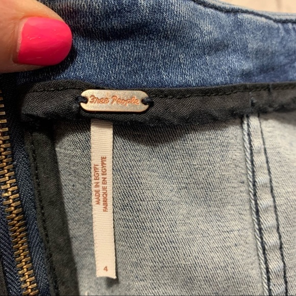 Free People Modern Femme Denim Mini Skirt - Picture 6 of 7